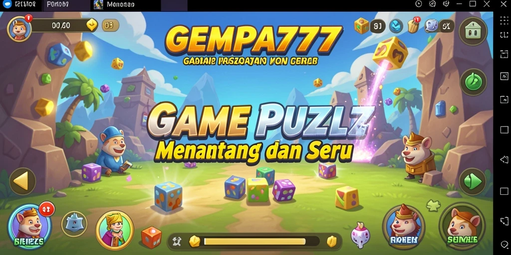 Tampilan gameplay GEMPA777 yang seru dan menantang.