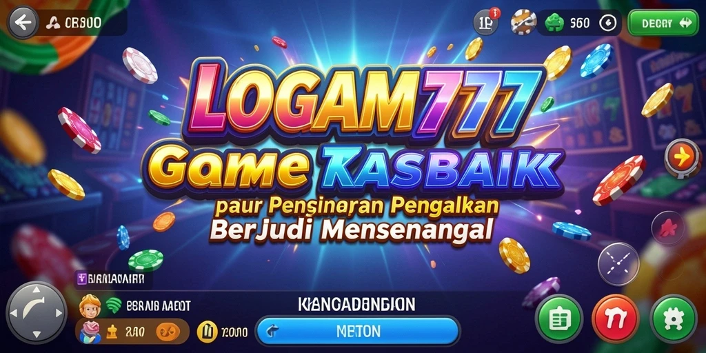Tampilan menarik dari gameplay Kasino LOGAM777 yang memukau.