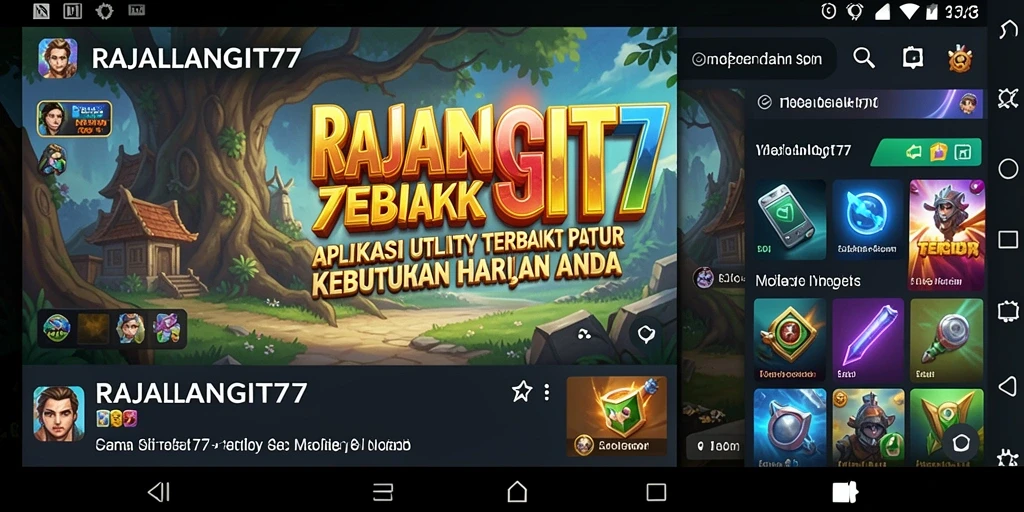 Screenshot utama RAJALANGIT77 menampilkan antarmuka pengguna yang intuitif.