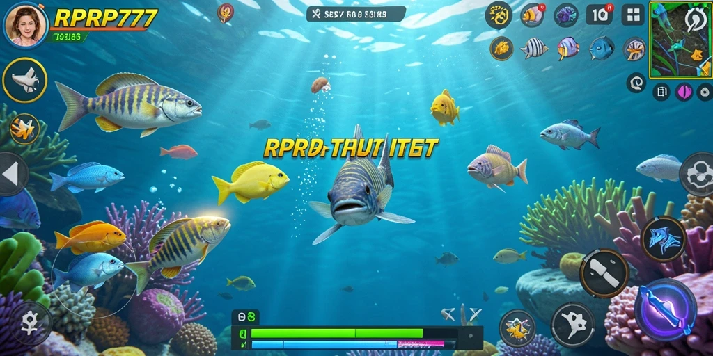 Gameplay seru Tembak Ikan yang penuh warna dan tantangan.