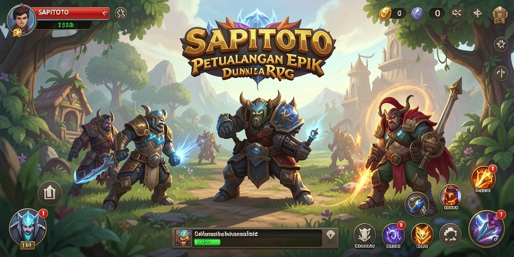 Gameplay RPG yang seru dan menantang di SAPITOTO.