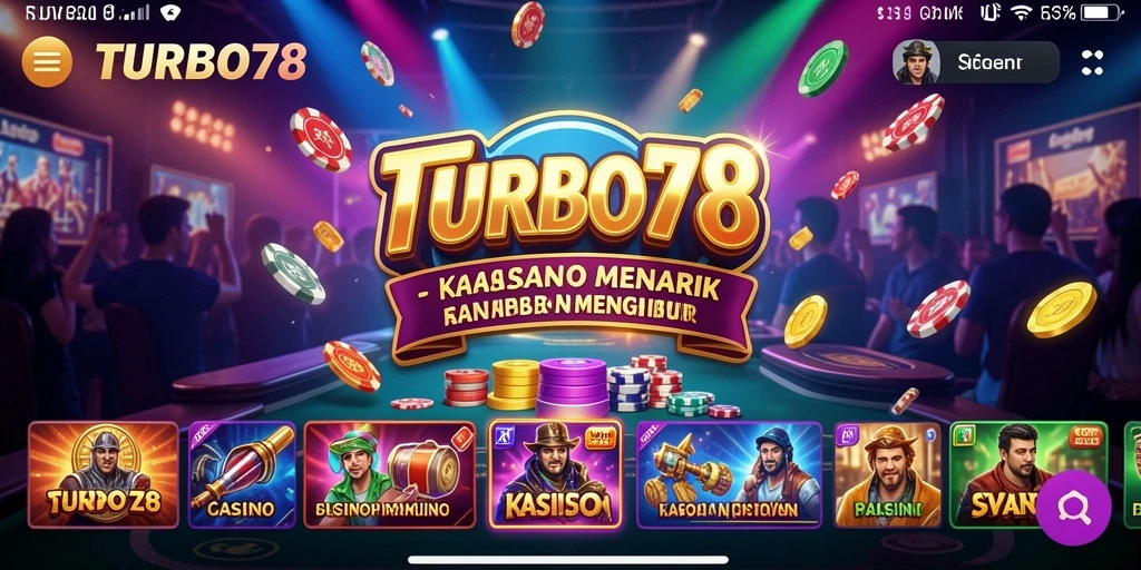 Tangkapan layar TURBO78 menunjukkan gameplay seru dan menarik.